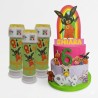Kit Festa Bing & Friends Essential – Torta Scenografica 3D Personalizzata + 12 Bolle di Sapone