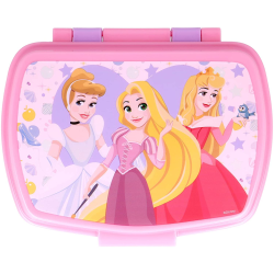 Portamerenda Principesse Scatola Box Colazione Pranzo Scuola Asilo Materna Disney 17x14x6cm