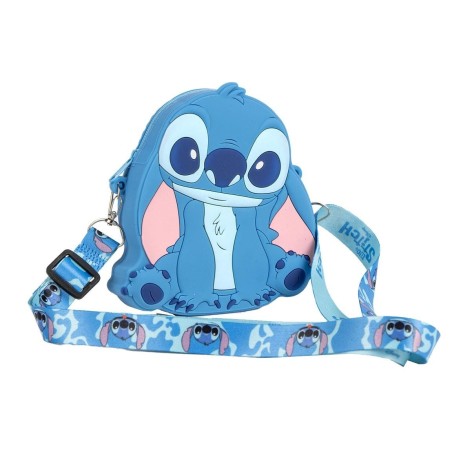Borsetta in Silicone Stitch Disney – Tracolla Regolabile e Design 3D (13x14 cm)