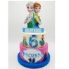 Kit Festa Frozen FULL – Torta 70cm, Coordinato e Bolle Personalizzate