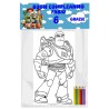 Kit Colorare Toy Story Personalizzato – Regalini Fine Festa con Nome e Età