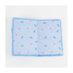 Quaderno di Peluche Stitch Disney – Taccuino Morbido 3D Azzurro – Taglia Unica