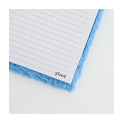 Quaderno di Peluche Stitch Disney – Taccuino Morbido 3D Azzurro – Taglia Unica