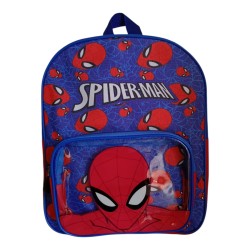 Zaino Asilo Spiderman Marvel – Zainetto con Tasca Frontale 3D – 30 cm con Spallacci Imbottiti