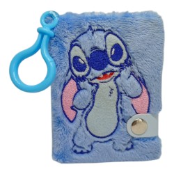 Mini Diario Stitch in Peluche con Moschettone 11x8 cm – Blocco Appunti Gadget Disney