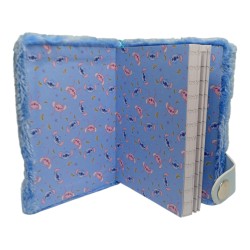 Mini Diario Stitch in Peluche con Moschettone 11x8 cm – Blocco Appunti Gadget Disney