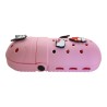 Astuccio in Silicone Rosa a Forma di Scarpa con Charm – Portapenne cm 18x8