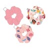 Set 3 Scrunchies Disney Princess – Elastici Capelli Morbidi e Antiscivolo – Prodotto Ufficiale