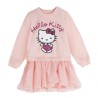 Felpa Hello Kitty con Gonna in Tulle – Abito Sportivo in Spugna Francese – Taglia 5 Anni (110 cm)