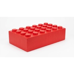 Mattoncini in Polistirolo 20x40 modello LEGO – Decorazione Creativa per Compleanni, Nascite e Battesimi