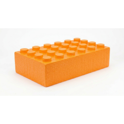Mattoncini in Polistirolo 30x40 modello LEGO – Decorazione Creativa per Compleanni, Nascite e Battesimi