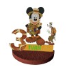 Centro Tavola 3D Topolino Safari Disney – Decorazione Tavolo Compleanno Personalizzata 28x28 cm