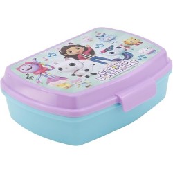 Portapranzo Gabby's Dollhouse Stor per Bambini – Lunch Box Contenitore Merenda 17x14x6 cm Scuola e Tempo Libero