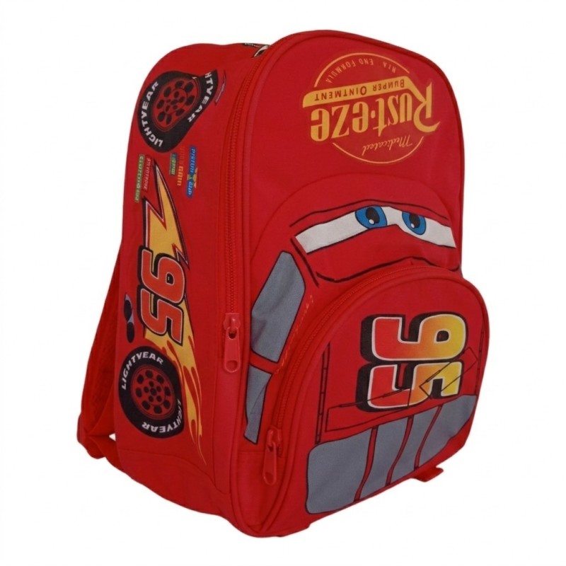 Zaino Asilo Disney Cars Saetta McQueen 30 cm – Zainetto Bambino per Scuola Materna e Tempo Libero