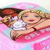 Zaino Trolley Asilo Barbie 3D con Ruote – Zainetto Piccolo Rosa 34 cm Scuola Materna e Viaggio