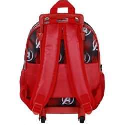 Avengers Zainetto Trolley 3D con Ruote Piccolo – Zaino Scuola Materna e Viaggio Bambino 26x34 cm
