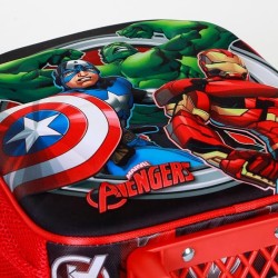Avengers Zainetto Trolley 3D con Ruote Piccolo – Zaino Scuola Materna e Viaggio Bambino 26x34 cm