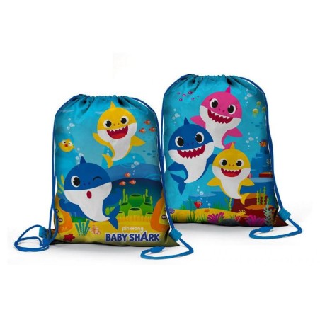 Sacca Zainetto Baby Shark per Bambini – Sacca Coulisse Porta Scarpe e Cambio per Asilo, Palestra e Tempo Libero