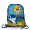 Sacca Zainetto Baby Shark per Bambini – Sacca Coulisse Porta Scarpe e Cambio per Asilo, Palestra e Tempo Libero
