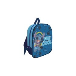 Set Scuola Asilo Stitch Disney 5 Pezzi – Zaino 3D con LED + Kit Pappa e Astuccio Tombolino