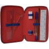 Set Scuola Topolino Disney Premium: Zaino Trolley, Astuccio 3 Zip (43 pz) e Borraccia Alluminio