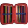 Set Scuola Topolino Disney Premium: Zaino Trolley, Astuccio 3 Zip (43 pz) e Borraccia Alluminio
