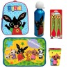 Set Scuola Asilo Bing Bunny 5 Pezzi – Zaino 3D, Borraccia Alluminio, Posate, Tovaglietta e Bicchiere