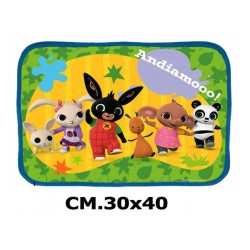 Set Scuola Asilo Bing Bunny 5 Pezzi – Zaino 3D, Borraccia Alluminio, Posate, Tovaglietta e Bicchiere