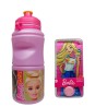 Kit Regalo Barbie Borraccia Sport 400ml + Gioco ad Acqua Anelli Bimba Estate Scuola