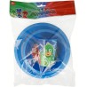 Set Pappa PJ Masks 3 Pezzi – Piatto Piano, Ciotola e Bicchiere per Bambini