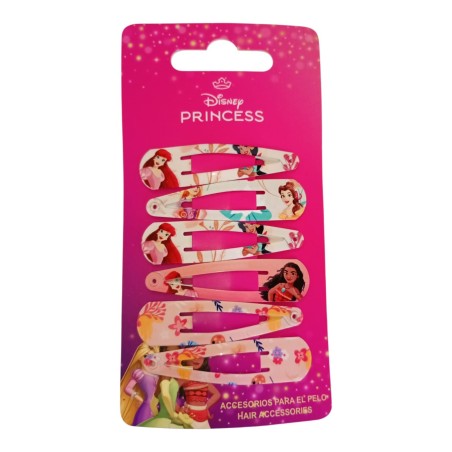 Set 6 Fermagli per Capelli Disney Princess – Accessori Ufficiali