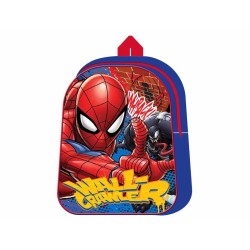 Kit Scuola Spiderman 4 Pezzi – Zainetto, Borraccia, Portapranzo e Tovaglietta