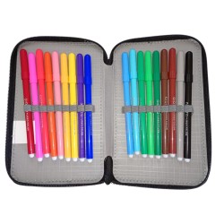Astuccio Scuola 3 Piani Spiderman Marvel – 43 Pezzi con Colori Giotto Ufficiali