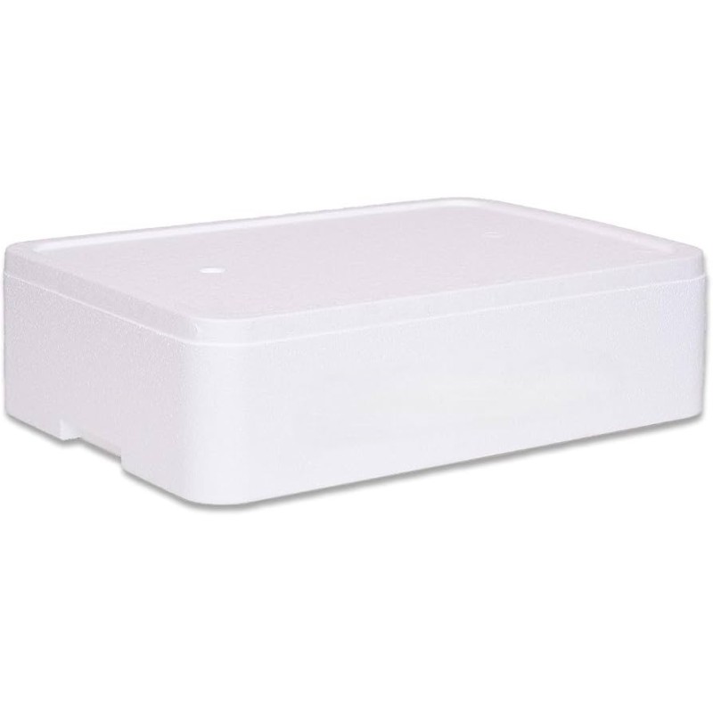 Cassa Termica in Polistirolo 18 Litri (10 kg) – Contenitore Isotermico per Alimenti