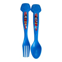 Set Pappa 5 Pezzi Disney Topolino – Piatto, Scodella, Borraccia, Posate e Tovaglietta