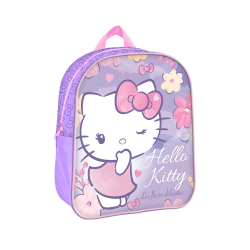 Kit Scuola Asilo Hello Kitty 4pz – Zaino, Portapranzo, Bicchiere e Tovaglietta
