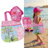 Kit Mare Peppa Pig 4-in-1: Infradito, Cappellino, Occhiali UV e Borsetta