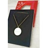Collana con Medaglione dorato Amore 6 Unica San Valentino in Scatola CM 80