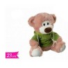 Orso-Orsetto di Peluche con Felpa e Cappuccio cm 23 Morbido Pupazzo
