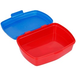 Portapranzo Contenitore Super Mario Bros - Porta Merenda 17x14x6 cm per Scuola e Tempo Libero