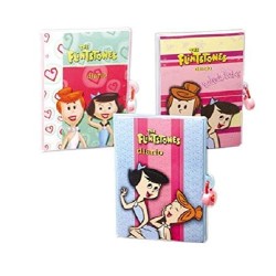 Diario segreto Flintstones Girl morbido con lucchetto per bambina/ragazza coloratissimo