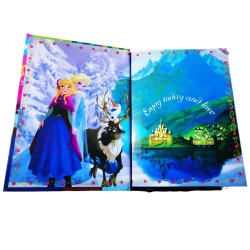 Diario Scuola 10 Mesi Frozen Anna Elsa Olaf Disney Fogli a quadretti 20x15x2 cm Diari Bambina