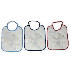 Set di 6 Bavaglini Disney Mickey Mouse per Neonati - Antimacchia, Impermeabili, Cotone Spugna, 21,5 x 26 cm
