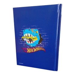 Diario Scuola Elementare 10 Mesi Hot Wheels con Quadretti 1 cm, Copertina Imbottita Plastificata, 15x20 cm, Pagine Illustrate,