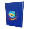 Diario Scuola Elementare 10 Mesi Hot Wheels con Quadretti 1 cm, Copertina Imbottita Plastificata, 15x20 cm, Pagine Illustrate,