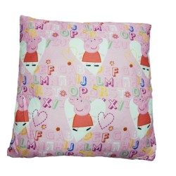 Cuscino Peppa Pig "Soft Hug" 40x40 cm – Morbida Decorazione Cameretta Rosa | Arredo Letto Bambina Originale