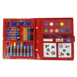 COLORI AVENGERS MARVEL VALIGETTA 52 PEZZI IDEA REGALO BAMBINO
