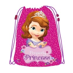 Sacca Principessa Sofia Disney – Borsa da Tempo Libero e Palestra per Bambina, Con Spallacci e Chiusura a Coulisse