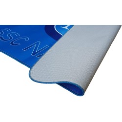 Tappeto SSC Napoli 80x120 cm con Antiscivolo e Logo Ufficiale | Prodotto Originale per Tifosi