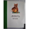 BIGLIETTO AUGURALE COMPLEANNO CON GATTI 17X11 CM